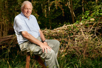David Attenborough at Downe Bank nature reserve