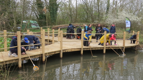 Tyland Barn Pond Dipping Platform opening March 22