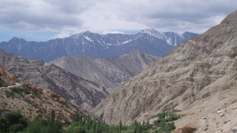 Mountain view from Yangthang, Ladakh