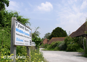 Entrance to the KWT's Tyland Barn HQ
