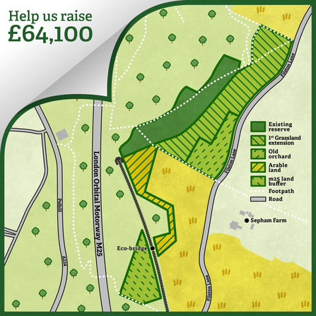 Polhill Bank map - help us raise £77,800