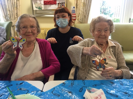 Butterflies Care Home for sevenoaks Greensand Commons project