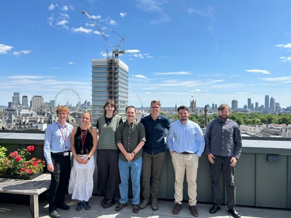 The 2025 Marine Futures and Coastal Explorer Interns at TCE office.