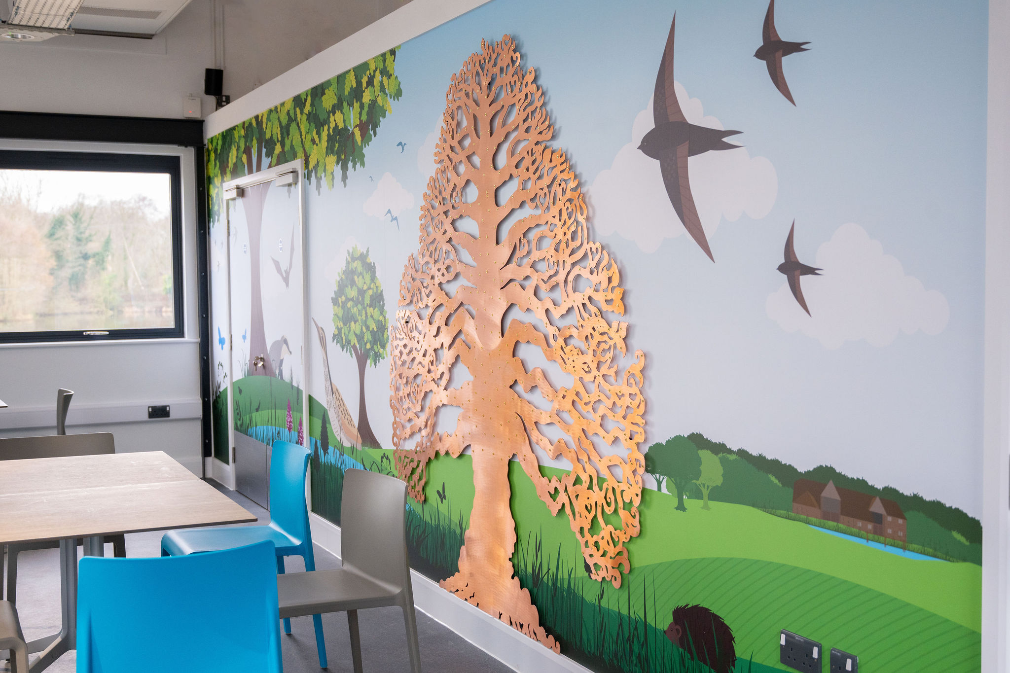 Fundraising tree at Sevenoaks Visitor Centre.