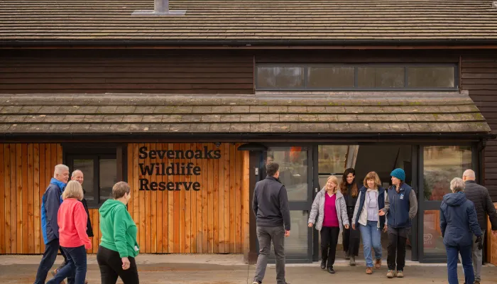 Visitors outside SOVC 