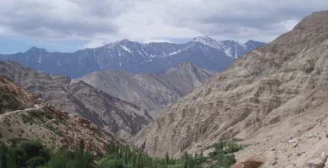 Mountain view from Yangthang, Ladakh