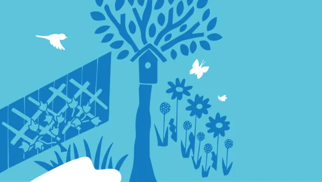 wildlife garden from scratch illustrations