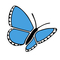 Kent Wildlife Trust Logo Adonis Blue Butterfly