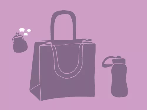 saavy shopping illustration