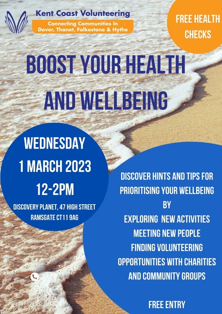 KCV health and wellbeing poster 