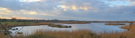 A view over oare marshes