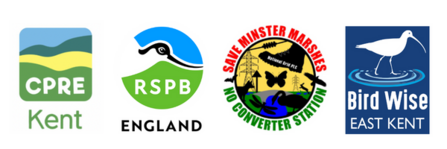 Rethink Sea Link Partners, CPRE Kent, RSPB England, Save Minster Marshes and Bird wise East Kent