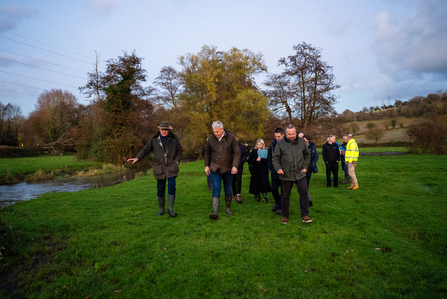 Steve Barclay Visit Darent Valley Landscape Recovery Project